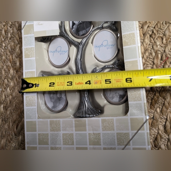 Inspirations By Heirloom Hanging Picture Family Tree Tabletop Photo Holder Gift - Picture 5 of 5